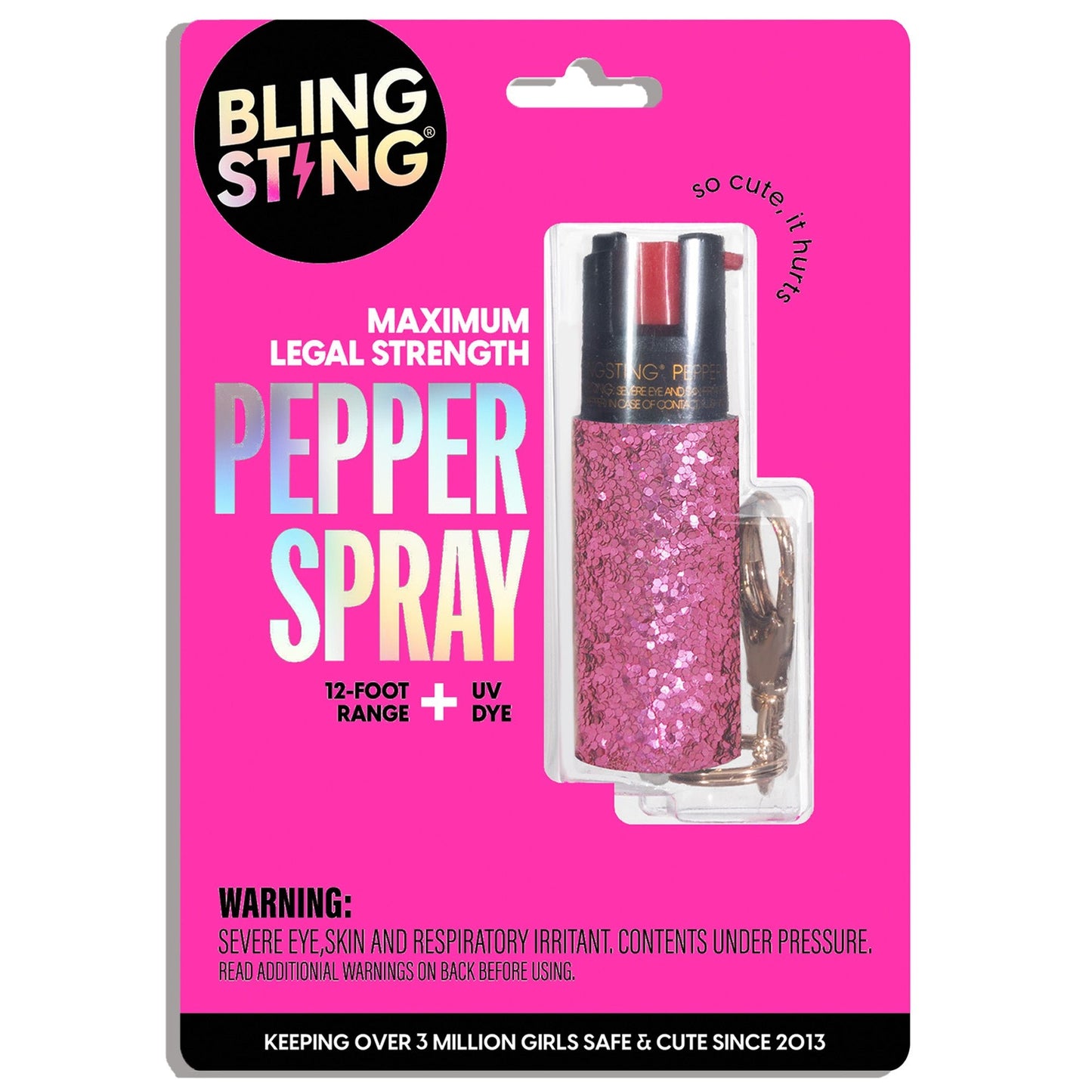 Assorted Glitter Pepper Sprays | BS1 4PK1 - sellblingstingsellblingsting