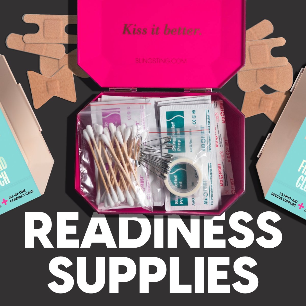 First Aid Kit | Metallic Rose Gold - sellblingstingsellblingsting