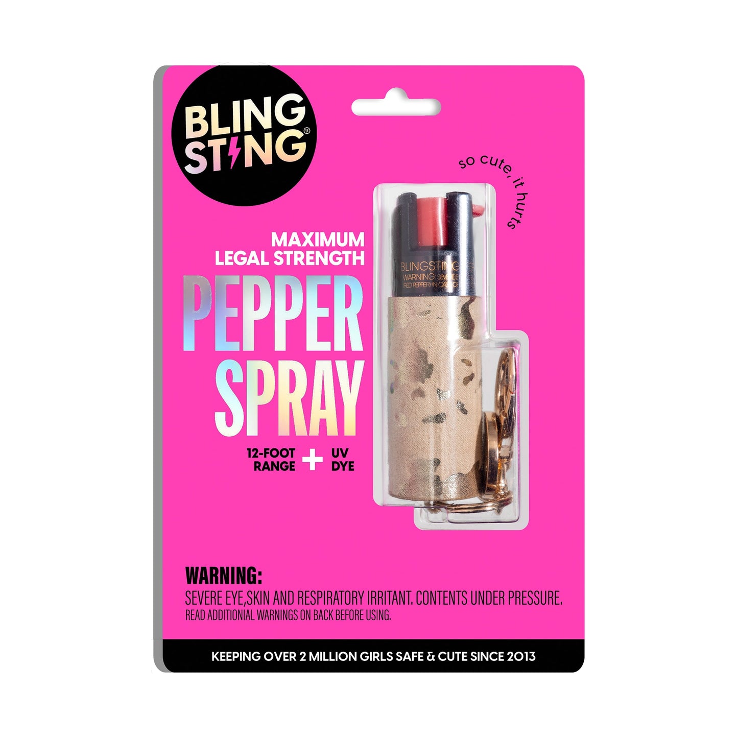 Pepper Spray | Metallic Gold Cowhide
