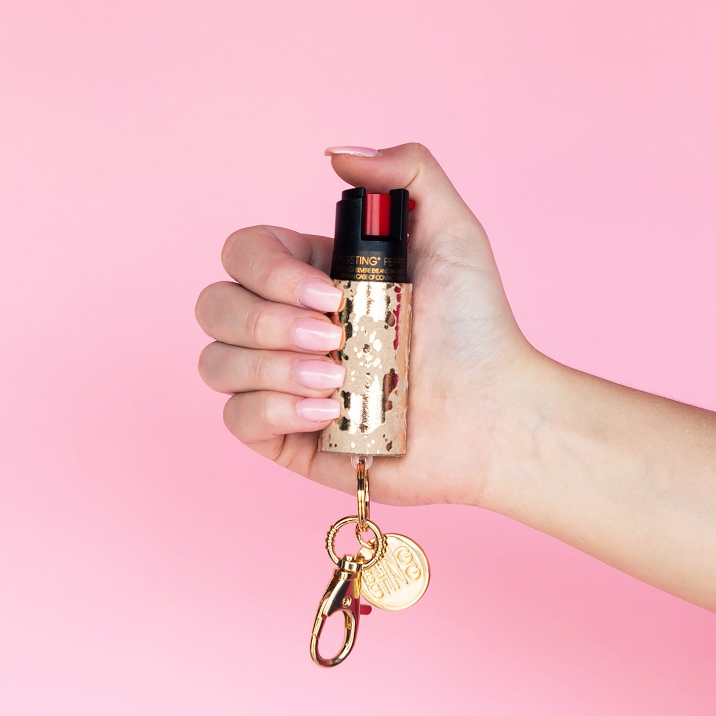 Pepper Spray | Metallic Gold Cowhide