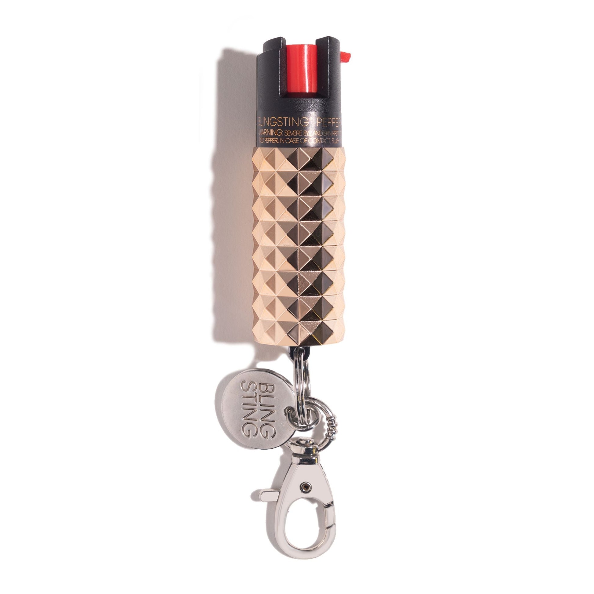 Pepper Spray | Metallic Rose Gold Studded