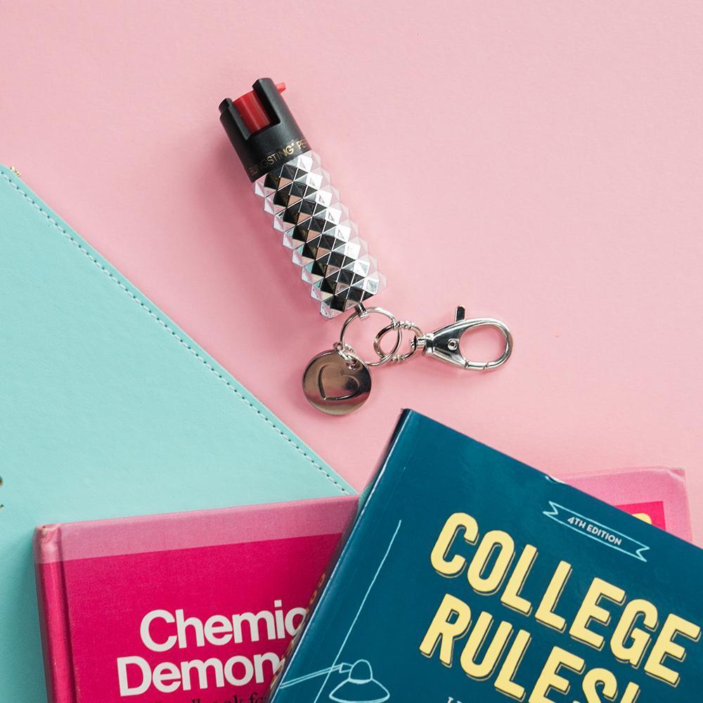Pepper Spray | Metallic Silver Studded