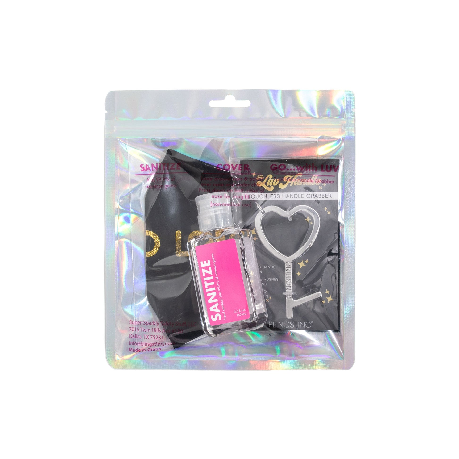 Personal Protection Kit | Silver Handle Grabber