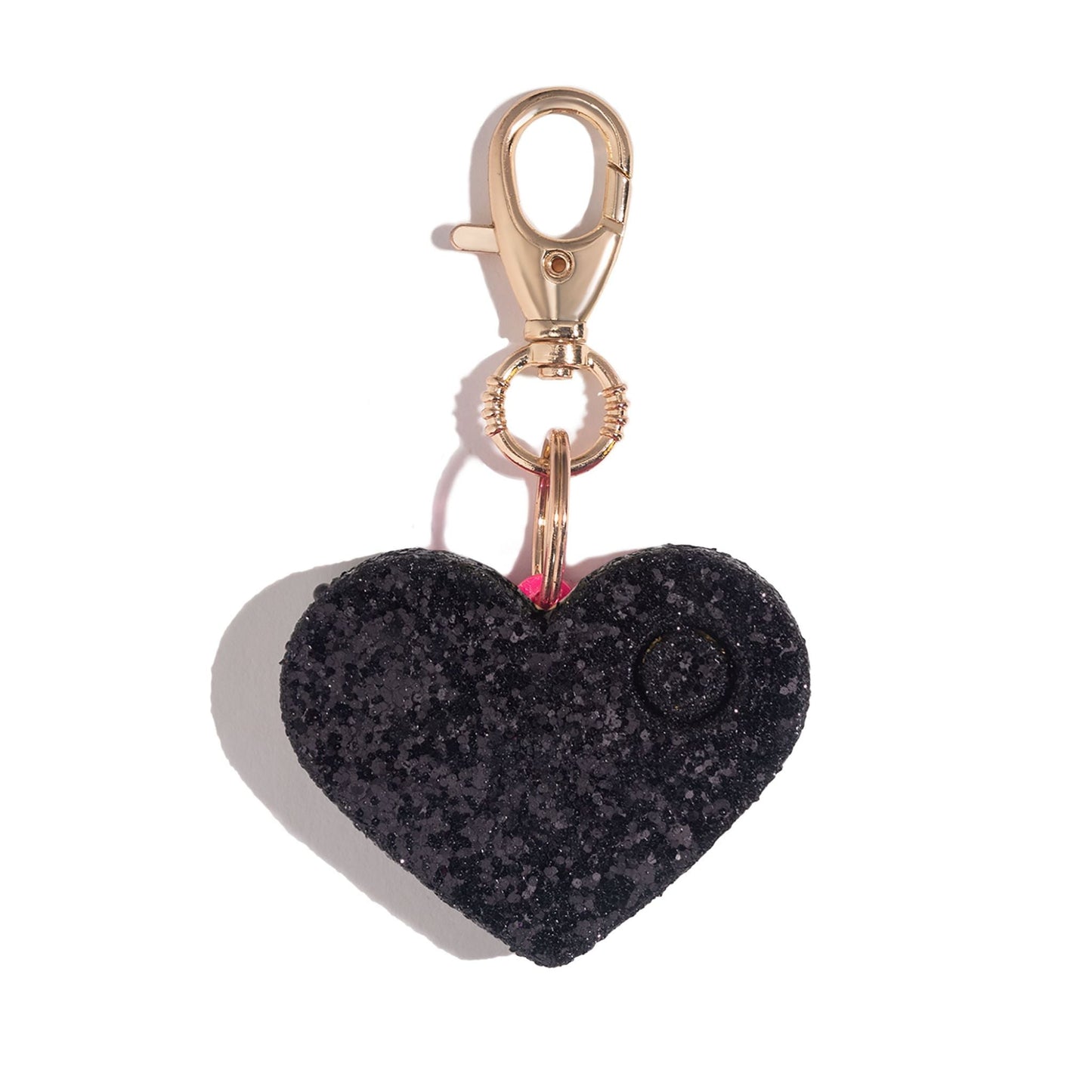 Safety Alarm | Black Glitter Heart