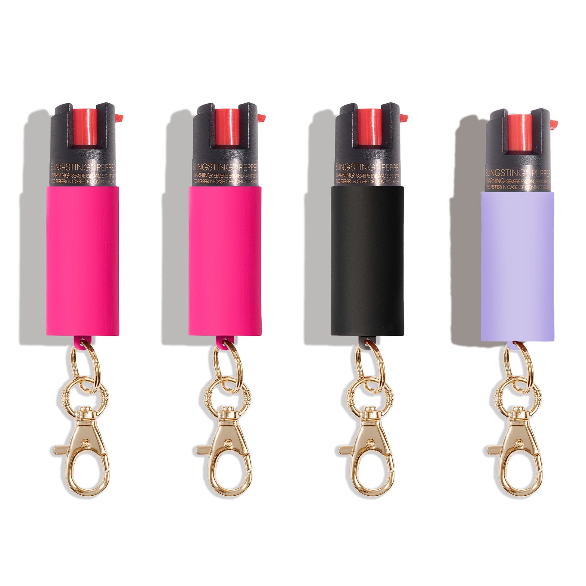 Assorted Soft Touch Pepper Sprays | BEP 4PK1 - sellblingstingsellblingsting