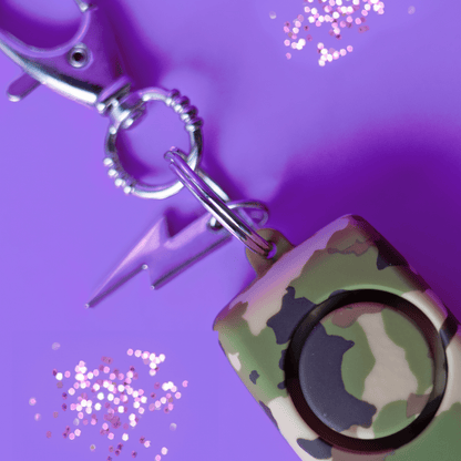 Mini Personal Alarm | Green Camo - sellblingstingsellblingsting