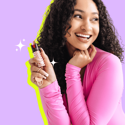 Pepper Spray | Metallic Millenial Pink - sellblingstingsellblingstingBLUSH PINK STUDDED