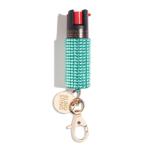 Pepper Spray | Mint Rhinestone - sellblingstingsellblingsting