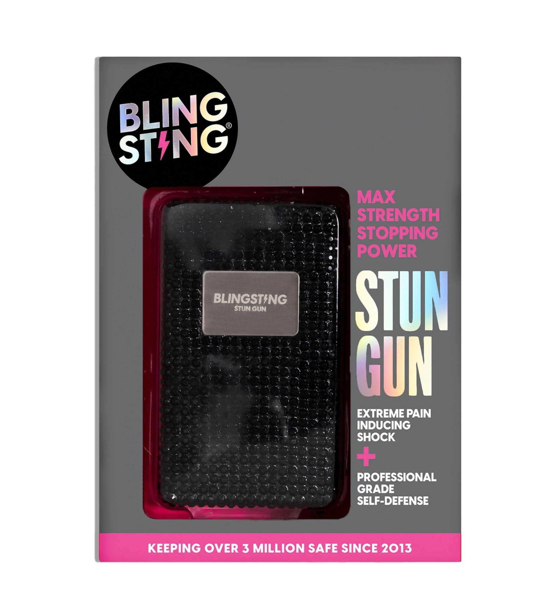 Stun Gun | Black Rhinestone - sellblingstingsellblingsting