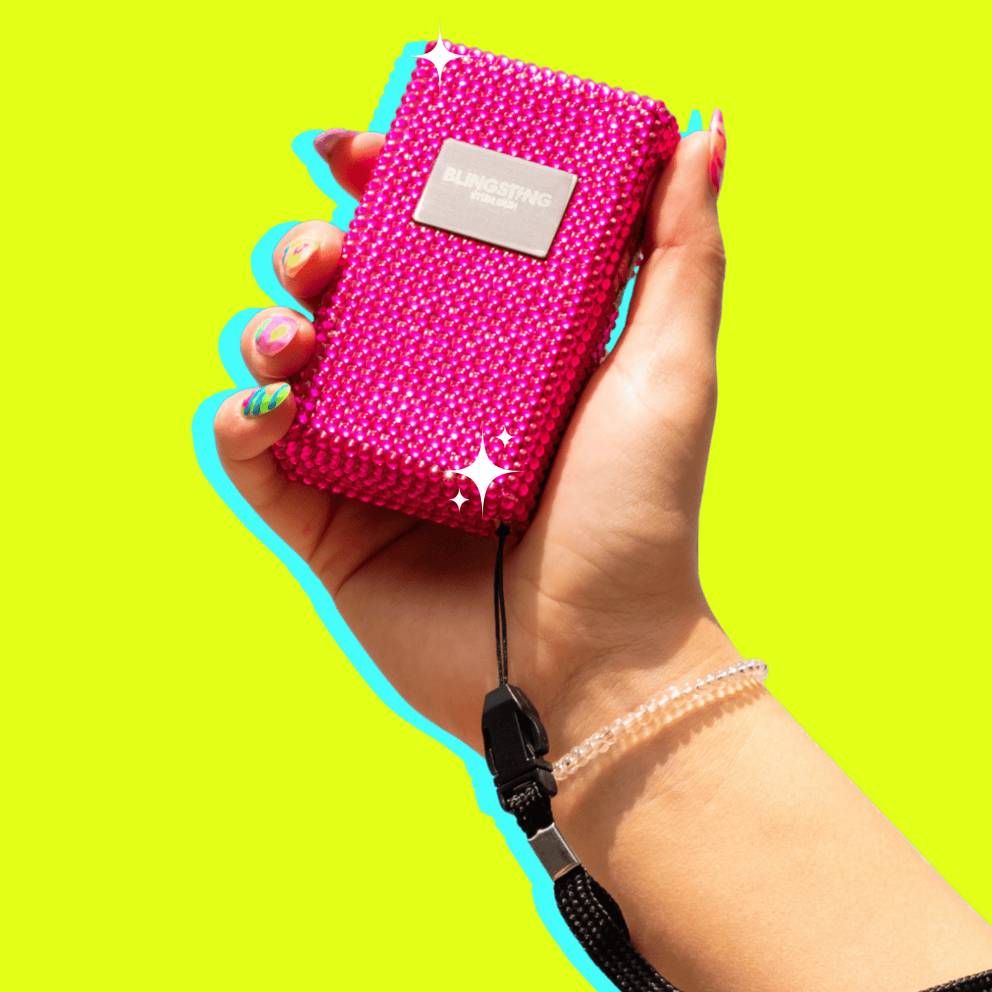 Stun Gun | Pink Rhinestone - sellblingstingsellblingsting