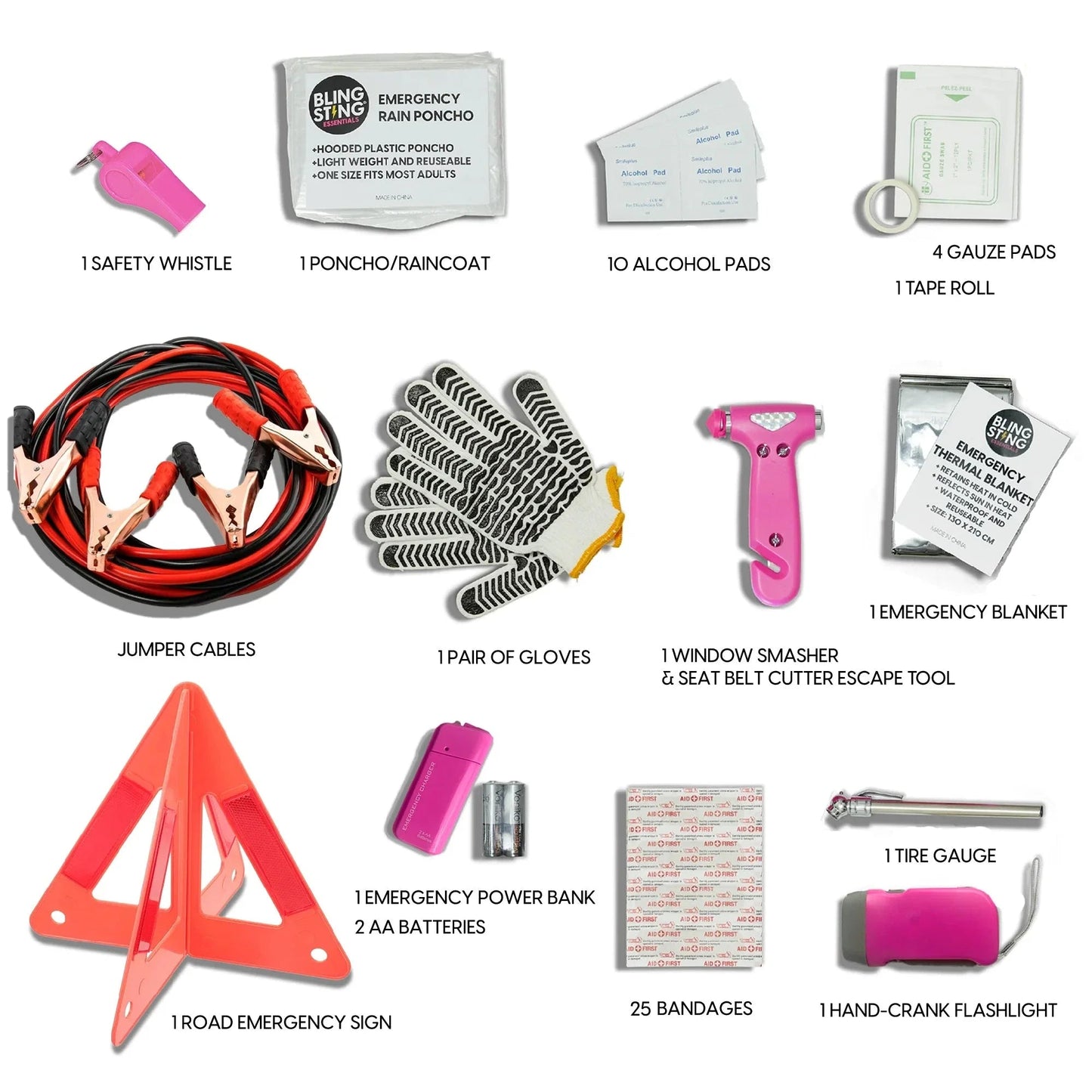 Supercharged Car Emergency Roadside Kit - sellblingstingsellblingsting