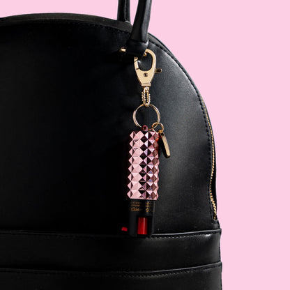 Pepper Spray Keychain | Studded Pepper Spray | sellblingsting