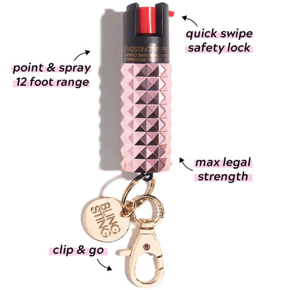 Pepper Spray | Metallic Millenial Pink