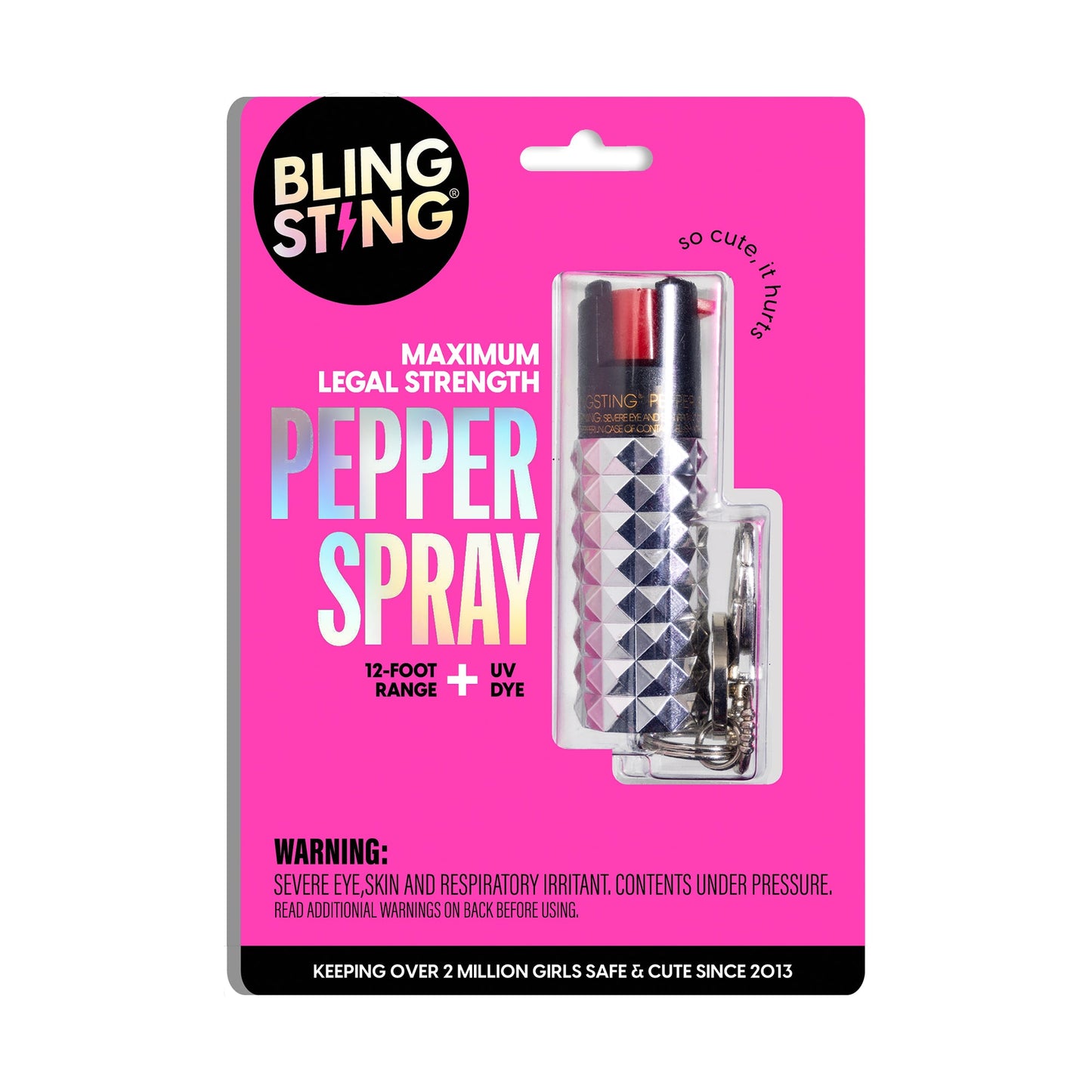 Pepper Spray | Metallic Silver Studded