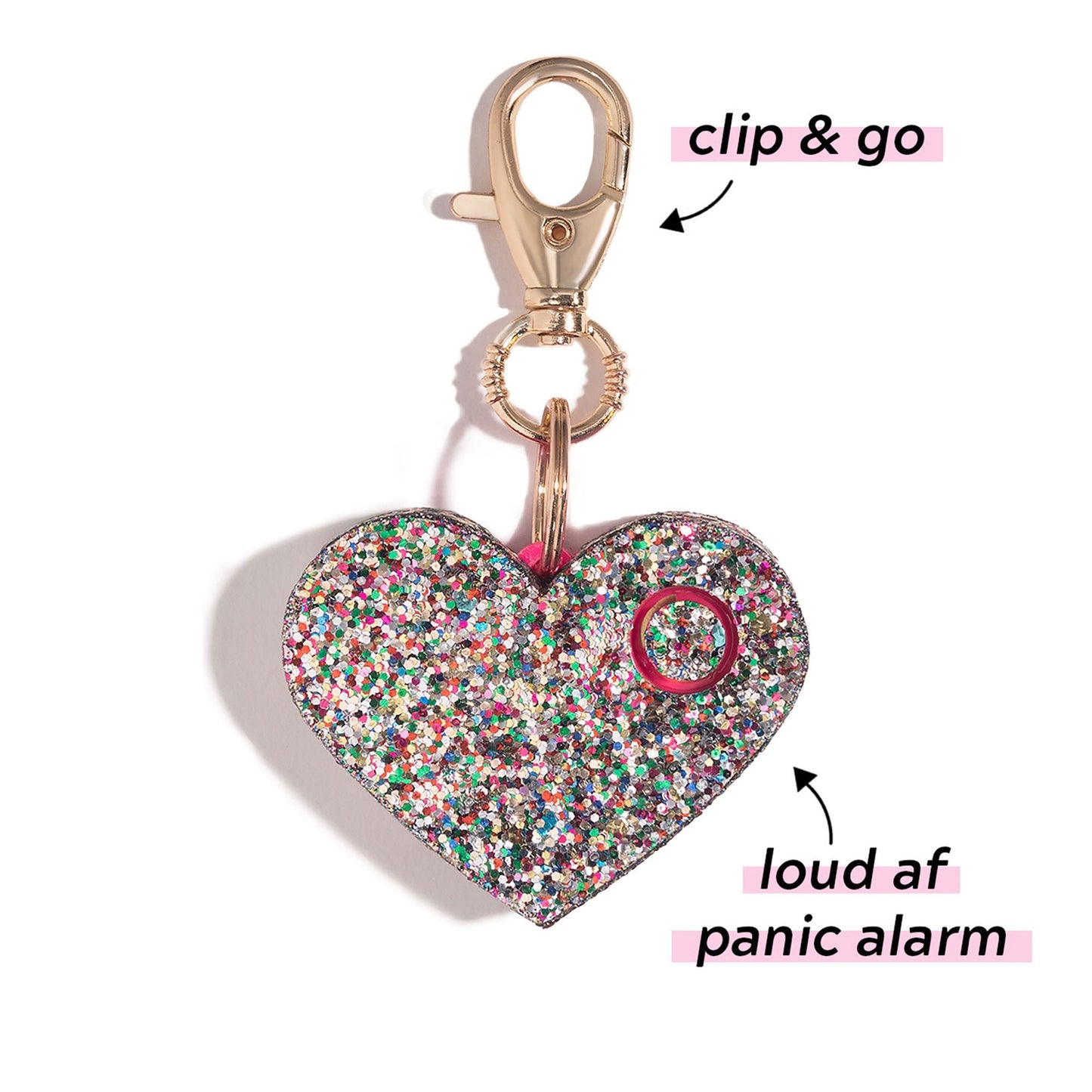 Safety Alarm | Confetti Glitter Heart