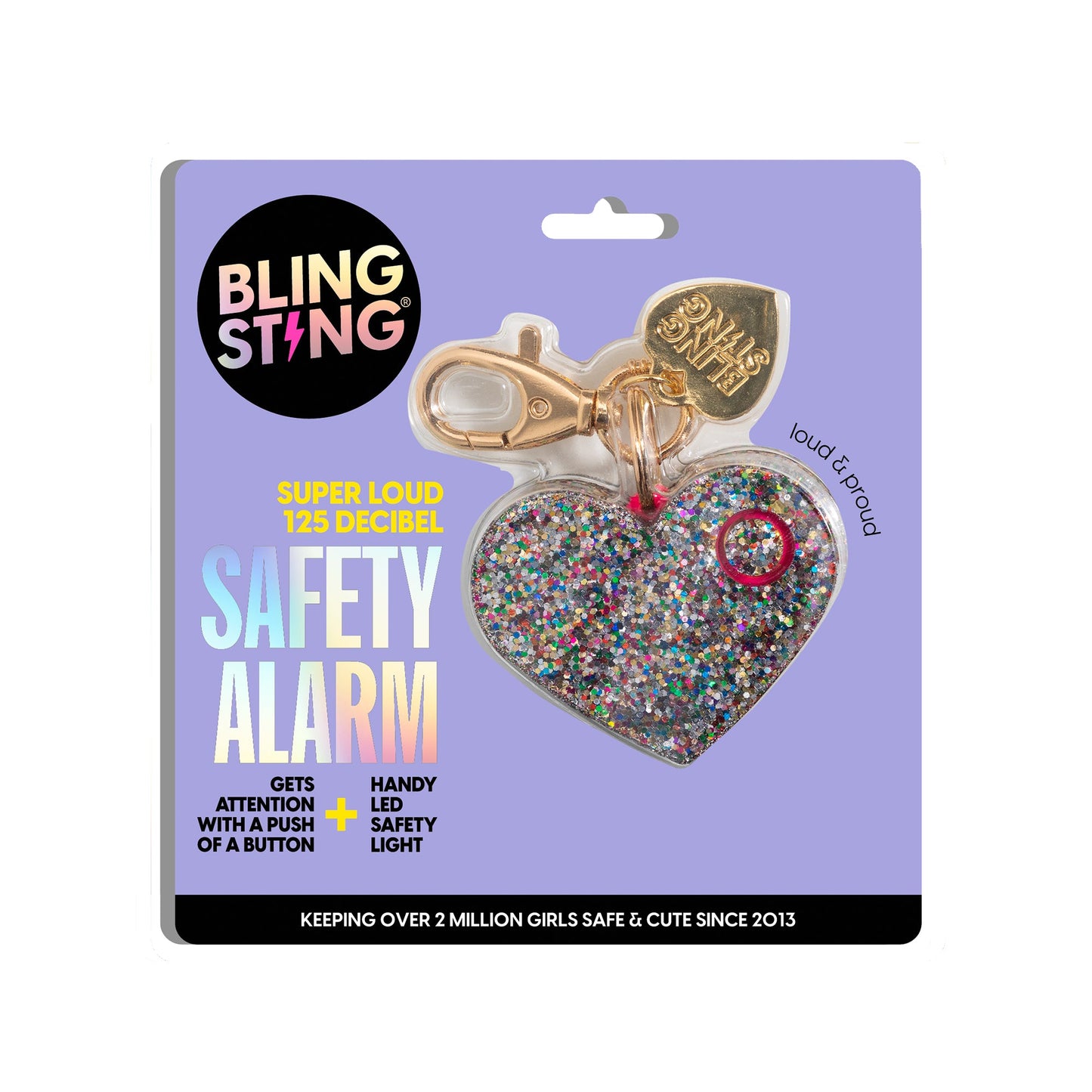 Safety Alarm | Confetti Glitter Heart