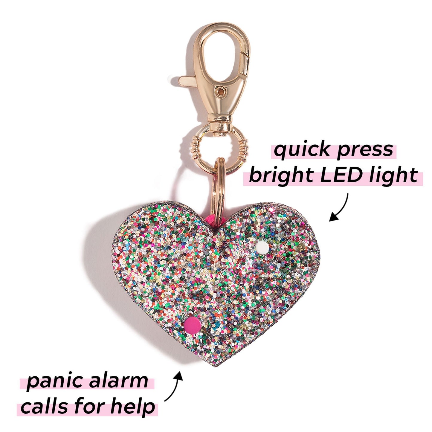 Safety Alarm | Confetti Glitter Heart