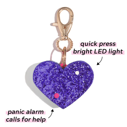Safety Alarm | Purple Glitter